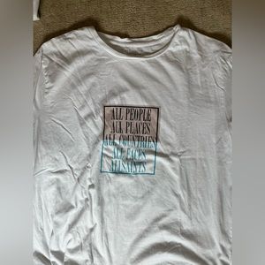 All Saints Graphic Tee. Used Size XL.